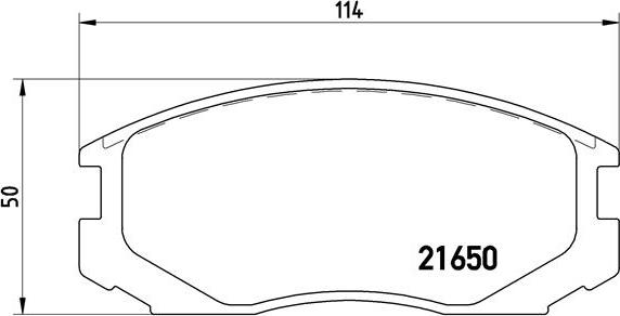 Brembo P 54 015 - Bremsbelagsatz, Scheibenbremse alexcarstop-ersatzteile.com