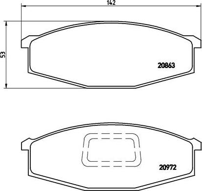 Spidan 32698 - Bremsbelagsatz, Scheibenbremse alexcarstop-ersatzteile.com