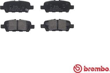 Brembo P 56 087 - Bremsbelagsatz, Scheibenbremse alexcarstop-ersatzteile.com