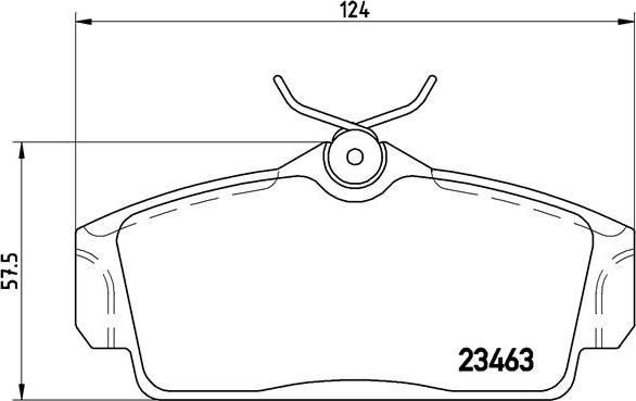 Brembo P 56 036 - Bremsbelagsatz, Scheibenbremse alexcarstop-ersatzteile.com