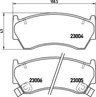 Brembo P 56 033 - Bremsbelagsatz, Scheibenbremse alexcarstop-ersatzteile.com