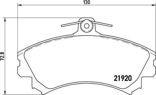 Brembo P 50 055 - Bremsbelagsatz, Scheibenbremse alexcarstop-ersatzteile.com