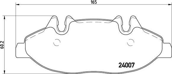 Brembo P 50 050 - Bremsbelagsatz, Scheibenbremse alexcarstop-ersatzteile.com