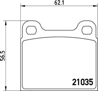 Brembo P 50 066 - Bremsbelagsatz, Scheibenbremse alexcarstop-ersatzteile.com