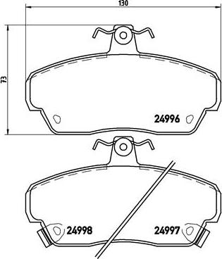 Spidan 32264 - Bremsbelagsatz, Scheibenbremse alexcarstop-ersatzteile.com