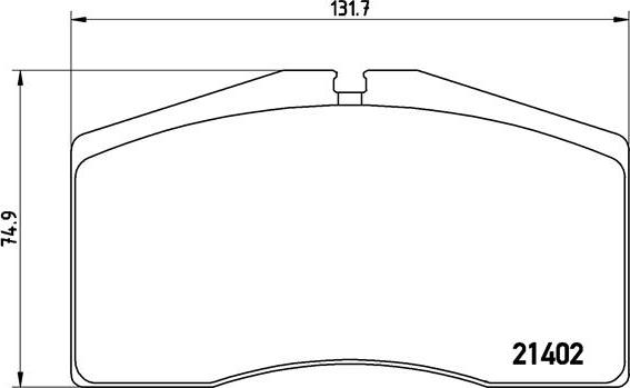 Brembo P 65 006 - Bremsbelagsatz, Scheibenbremse alexcarstop-ersatzteile.com