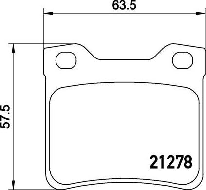 Brembo P 61 058 - Bremsbelagsatz, Scheibenbremse alexcarstop-ersatzteile.com