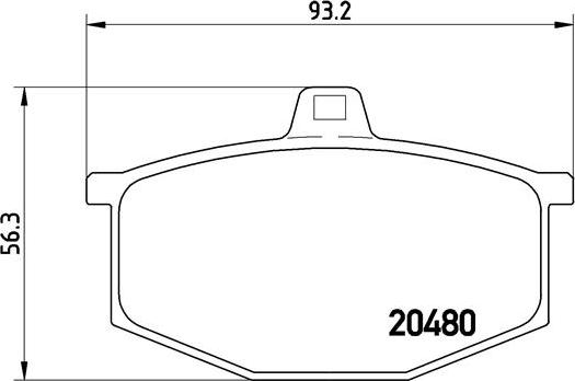 Brembo P 68 005 - Bremsbelagsatz, Scheibenbremse alexcarstop-ersatzteile.com