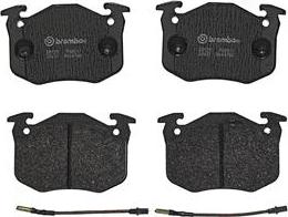 Brembo P 68 011 - Bremsbelagsatz, Scheibenbremse alexcarstop-ersatzteile.com