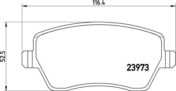 Brembo P 68 033 - Bremsbelagsatz, Scheibenbremse alexcarstop-ersatzteile.com