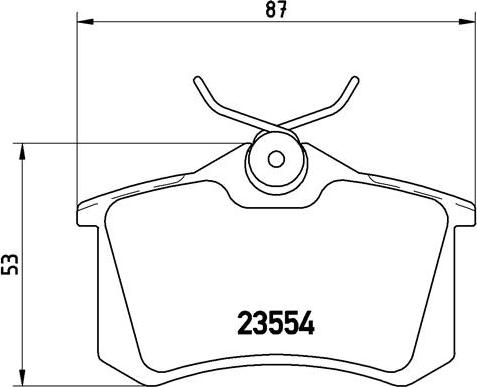 Brembo P 68 024 - Bremsbelagsatz, Scheibenbremse alexcarstop-ersatzteile.com