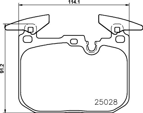 Brembo P 06 096X - Bremsbelagsatz, Scheibenbremse alexcarstop-ersatzteile.com