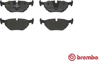 Brembo P 06 011 - Bremsbelagsatz, Scheibenbremse alexcarstop-ersatzteile.com