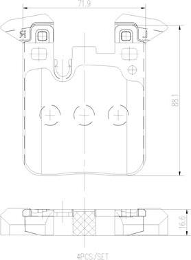 Brembo P06087N - Bremsbelagsatz, Scheibenbremse alexcarstop-ersatzteile.com