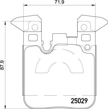 Brembo P 06 087X - Bremsbelagsatz, Scheibenbremse alexcarstop-ersatzteile.com