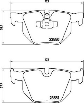 Brembo P 06 039X - Bremsbelagsatz, Scheibenbremse alexcarstop-ersatzteile.com