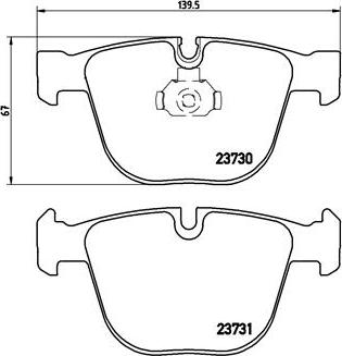 Brembo P 06 026 - Bremsbelagsatz, Scheibenbremse alexcarstop-ersatzteile.com