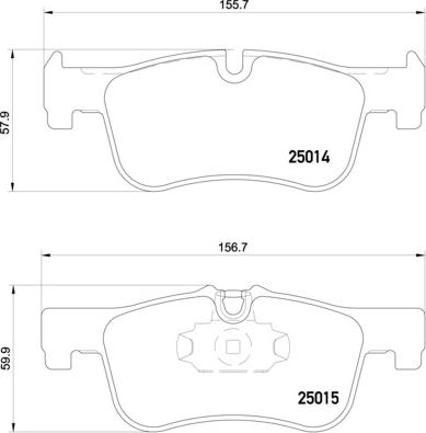 Brembo P 06 078 - Bremsbelagsatz, Scheibenbremse alexcarstop-ersatzteile.com