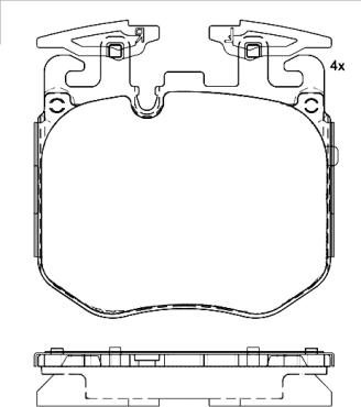 Brembo P 06 106 - Bremsbelagsatz, Scheibenbremse alexcarstop-ersatzteile.com