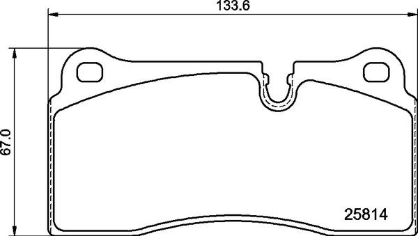 Brembo P 06 111 - Bremsbelagsatz, Scheibenbremse alexcarstop-ersatzteile.com