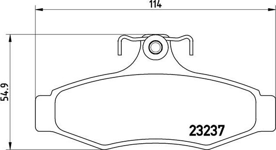 Brembo P 15 005 - Bremsbelagsatz, Scheibenbremse alexcarstop-ersatzteile.com