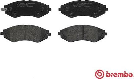 Brembo P 15 002 - Bremsbelagsatz, Scheibenbremse alexcarstop-ersatzteile.com