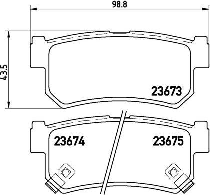 Brembo P 15 010 - Bremsbelagsatz, Scheibenbremse alexcarstop-ersatzteile.com