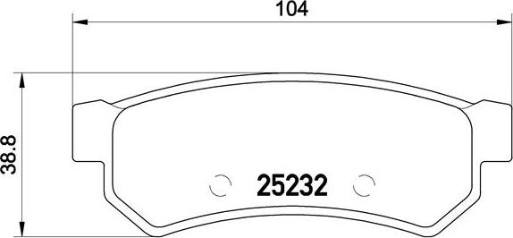 Brembo P 10 053 - Bremsbelagsatz, Scheibenbremse alexcarstop-ersatzteile.com