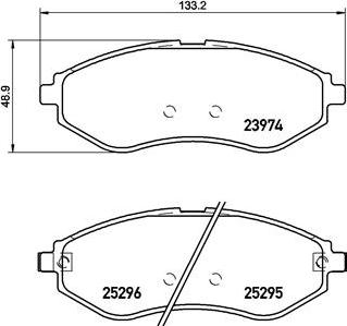 Brembo P 10 057 - Bremsbelagsatz, Scheibenbremse alexcarstop-ersatzteile.com