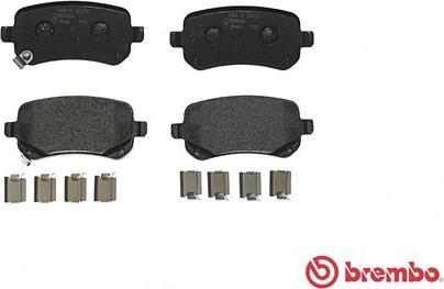 Brembo P 11 021 - Bremsbelagsatz, Scheibenbremse alexcarstop-ersatzteile.com