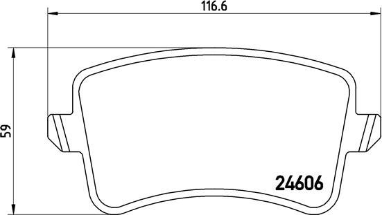 Brembo P 85 099X - Bremsbelagsatz, Scheibenbremse alexcarstop-ersatzteile.com