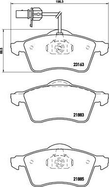 Brembo P 85 049 - Bremsbelagsatz, Scheibenbremse alexcarstop-ersatzteile.com