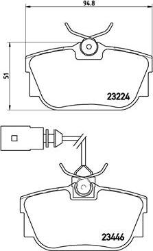 Brembo P 85 046 - Bremsbelagsatz, Scheibenbremse alexcarstop-ersatzteile.com