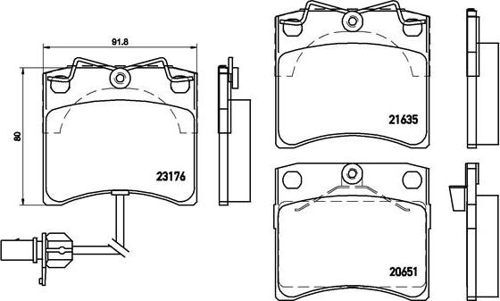 Brembo P 85 048 - Bremsbelagsatz, Scheibenbremse alexcarstop-ersatzteile.com