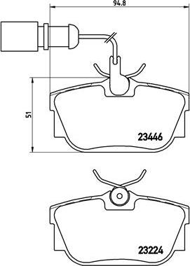 Brembo P 85 059 - Bremsbelagsatz, Scheibenbremse alexcarstop-ersatzteile.com