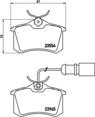 Brembo P 85 058 - Bremsbelagsatz, Scheibenbremse alexcarstop-ersatzteile.com