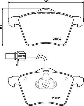 HELLA T1179 - Bremsbelagsatz, Scheibenbremse alexcarstop-ersatzteile.com