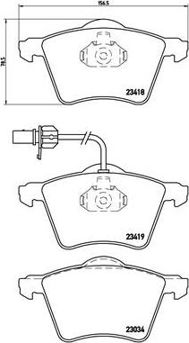 Brembo P85062N - Bremsbelagsatz, Scheibenbremse alexcarstop-ersatzteile.com