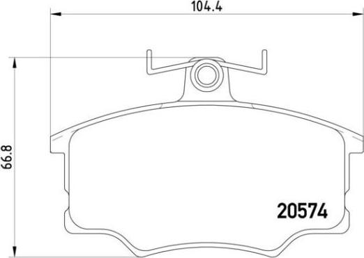 Brembo P 85 010 - Bremsbelagsatz, Scheibenbremse alexcarstop-ersatzteile.com