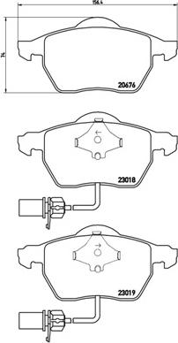 Brembo P 85 085X - Bremsbelagsatz, Scheibenbremse alexcarstop-ersatzteile.com