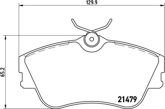 Brembo P 85 029 - Bremsbelagsatz, Scheibenbremse alexcarstop-ersatzteile.com