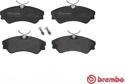 Brembo P 85 028 - Bremsbelagsatz, Scheibenbremse alexcarstop-ersatzteile.com