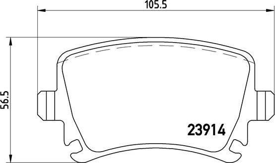 Brembo P 85 073 - Bremsbelagsatz, Scheibenbremse alexcarstop-ersatzteile.com