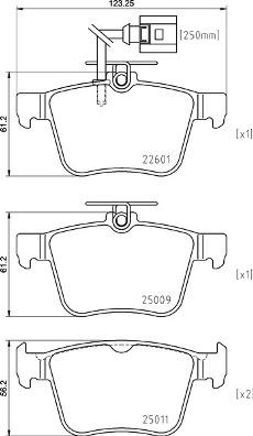 Brembo P 85 162 - Bremsbelagsatz, Scheibenbremse alexcarstop-ersatzteile.com