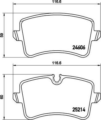 Brembo P 85 119 - Bremsbelagsatz, Scheibenbremse alexcarstop-ersatzteile.com