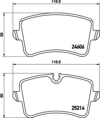 Brembo P 85 118 - Bremsbelagsatz, Scheibenbremse alexcarstop-ersatzteile.com