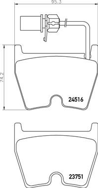 Brembo P 85 138 - Bremsbelagsatz, Scheibenbremse alexcarstop-ersatzteile.com