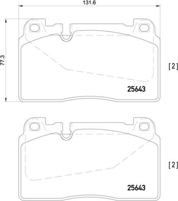 Brembo P 85 123 - Bremsbelagsatz, Scheibenbremse alexcarstop-ersatzteile.com