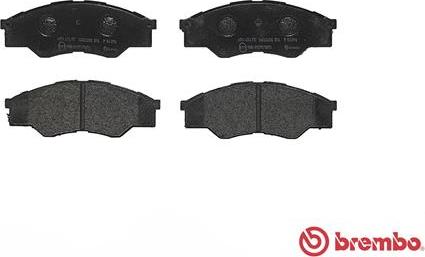 Brembo P 83 096 - Bremsbelagsatz, Scheibenbremse alexcarstop-ersatzteile.com