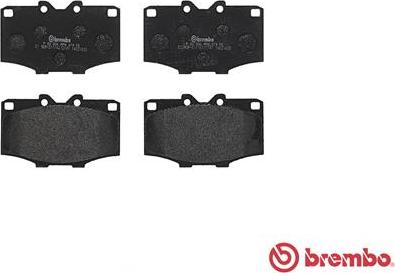 Brembo P 83 006 - Bremsbelagsatz, Scheibenbremse alexcarstop-ersatzteile.com